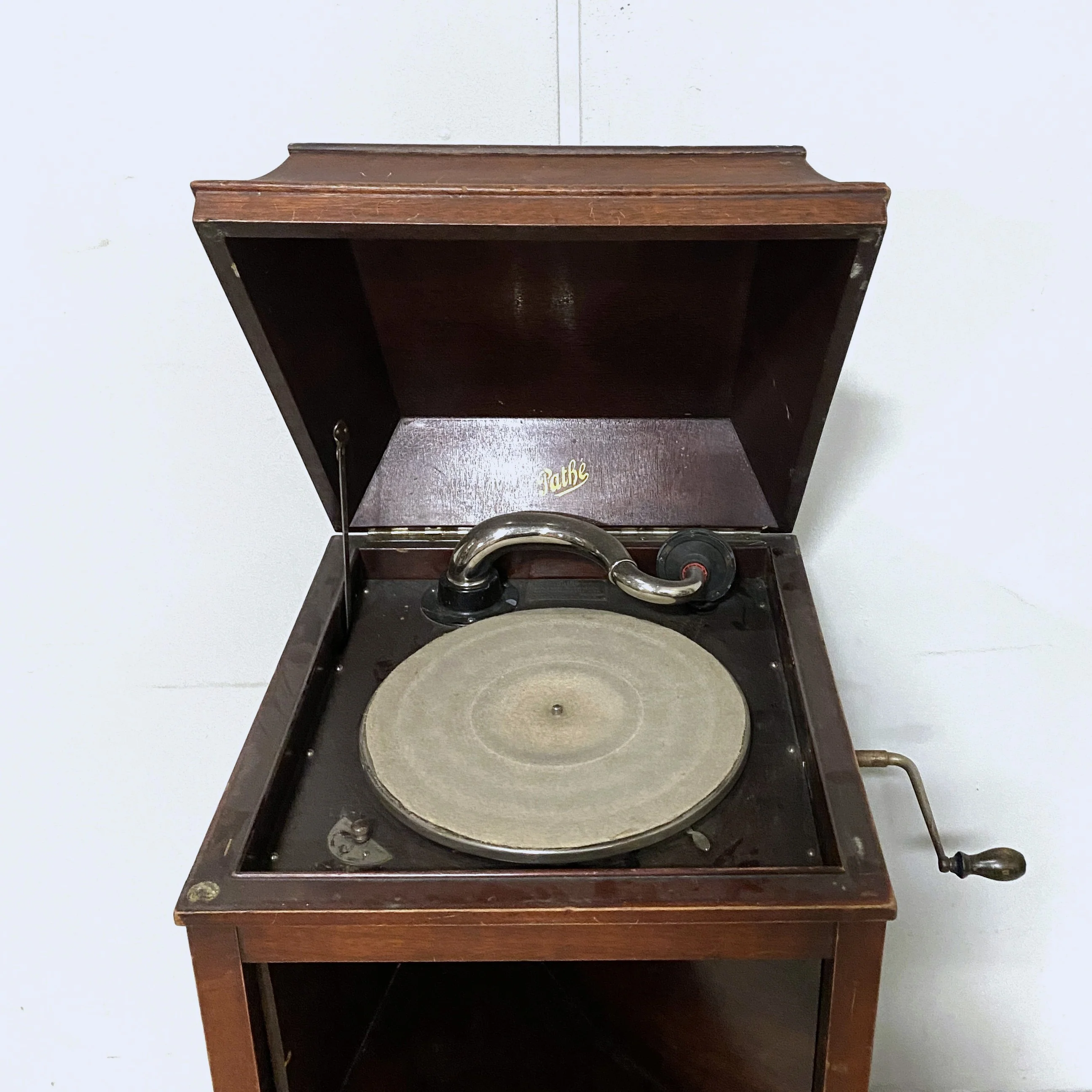 Antique Wind-up Upright Phonograph
