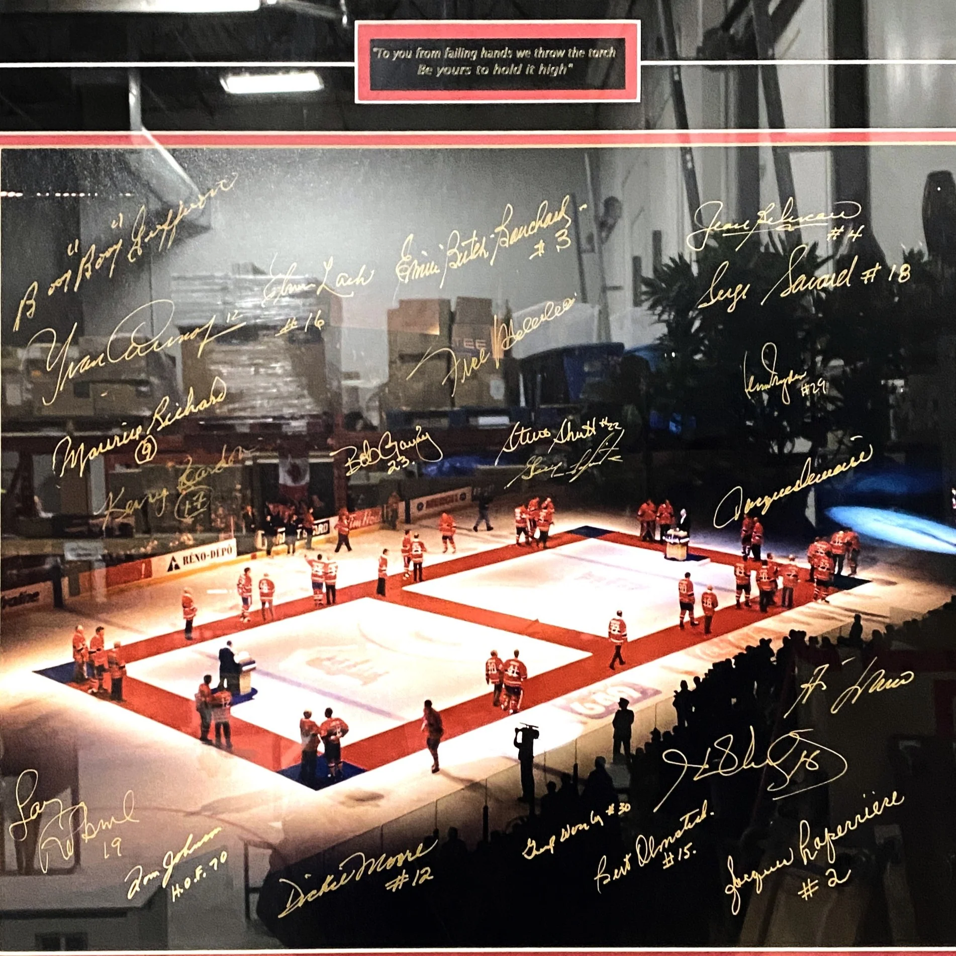 Collectible Montreal Forum Framed Photo - Image 2